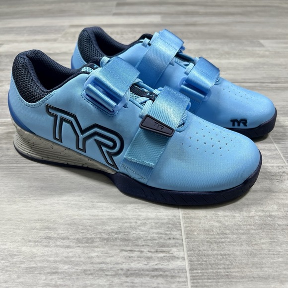 TYR L-1 Lifter Men's Size 9 Weight Training Power Lifting Blue Shoe Sneaker NEW - Picture 3 of 9